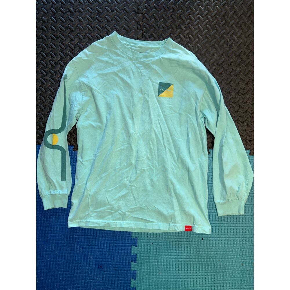 Chocolate Skateboards longsleeve shirt teal large
